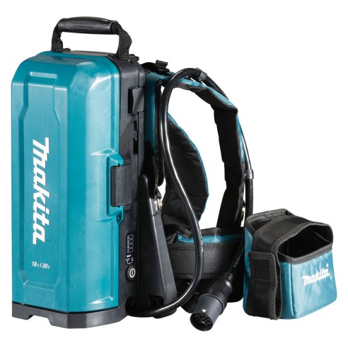 Mochila de baterías Makita 191C50-5 - Para 4 baterías LXT 18V/36V - Cargador rápido incluido