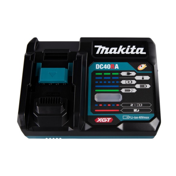 Cargador rápido de baterías Makita DC40RA - 40Vmax - Ventiladores de refrigeración - Carga en 22-50 min Cargador rápido de baterías Makita DC40RA - 40Vmax - Ventiladores de refrigeración - Carga en 22-50 min
