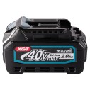 Batería de iones de litio 40Vmax - Makita 191L29-0 - 2,0 Ah con indicador de carga