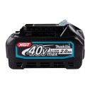 Batería de iones de litio 40Vmax - Makita 191L29-0 - 2,0 Ah con indicador de carga