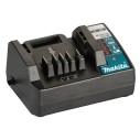 Cargador de batería Makita DC18WB - Carga rápida 1,5Ah en 80 min, 2,0Ah en 105 min