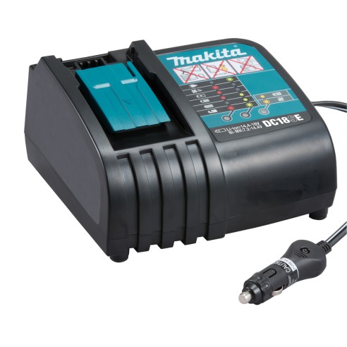 Cargador de coche Makita 194622-7 LXT® - Rápido 14,4V / 18V - Carga en 30-130 minutos