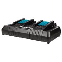 Cargador doble rápido Makita 196933-6 - 14,4V y 18V - Carga en 15-55 min - Ventilador integrado 2