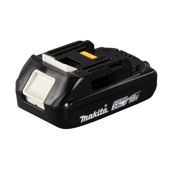 Batería 18V Li-ion Makita 197254-9 - 2,0 Ah, compacta y ligera, con indicador de carga Batería 18V Li-ion Makita 197254-9 - 2,0 Ah, compacta y ligera, con indicador de carga