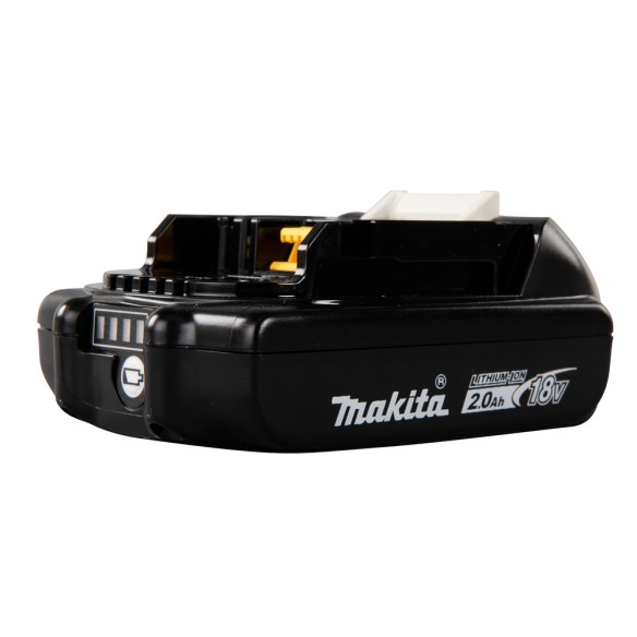 Batería 18V Li-ion Makita 197254-9 - 2,0 Ah, compacta y ligera, con indicador de carga Batería 18V Li-ion Makita 197254-9 - 2,0 Ah, compacta y ligera, con indicador de carga