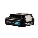 Batería de iones de litio Makita 197396-9 12V max - 2,0 Ah, compacta y ligera con protección