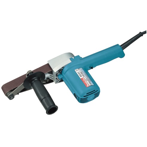 Lijadora de banda Makita 9031 - 550 W, velocidad variable 200-1.000 m/min, ideal para trabajos de precisión