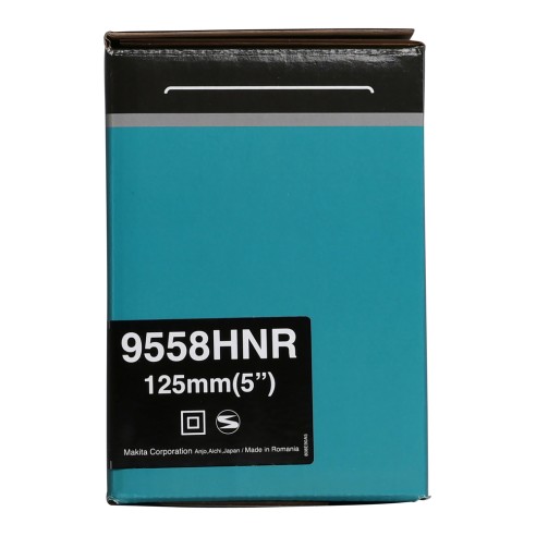 Miniamoladora Makita 9558HNR - 125 mm - 840 W - Función anti-restart, diseño compacto