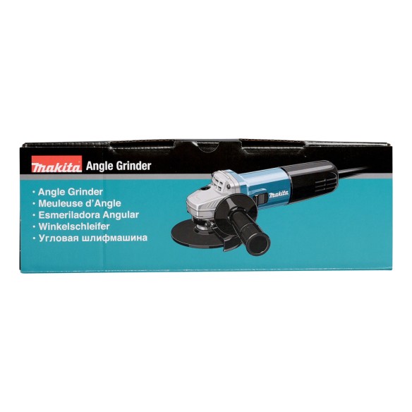 Miniamoladora Makita 9558HNR - 125 mm - 840 W - Función anti-restart, diseño compacto Miniamoladora Makita 9558HNR - 125 mm - 840 W - Función anti-restart, diseño compacto
