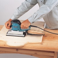 Lijadora orbital Makita BO4900V - 330 W, velocidad variable 4000-10000 rpm, control de vibraciones 2