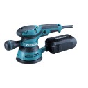 Lijadora rotorbital Makita BO5041 - 300 W, 125 mm - Asa ajustable, Velocidad variable