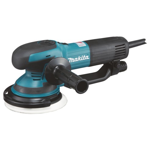 Lijadora rotorbital Makita BO6050J - 750 W, 150 mm, velocidad variable, maletín incluido