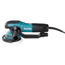 Lijadora rotorbital Makita BO6050J - 750 W, 150 mm, velocidad variable, maletín incluido