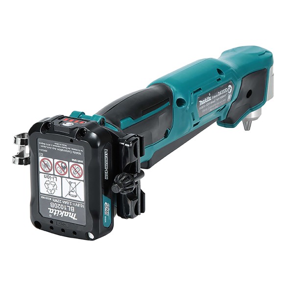 Taladro angular Makita DA332DSAE 12V - ideal para espacios reducidos - luz LED y freno eléctrico Taladro angular Makita DA332DSAE 12V - ideal para espacios reducidos - luz LED y freno eléctrico