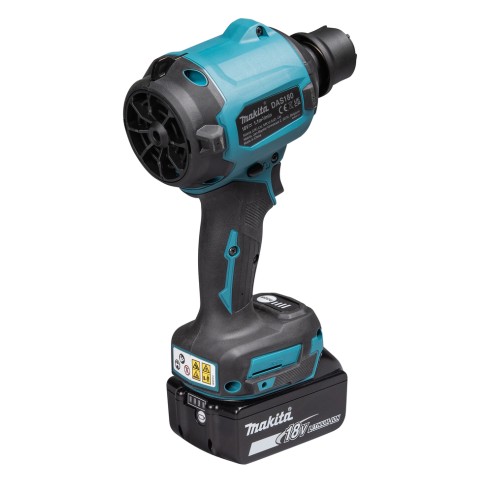 Pistola de soplado a batería Makita DAS180RT - 18V 6,0Ah, velocidad variable hasta 200 m/s