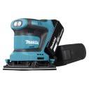 Lijadora orbital a batería Makita DBO481RTJ - 18V, recogida de polvo, freno eléctrico
