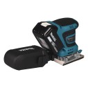 Lijadora orbital Makita DBO482RTJ - 18V, freno eléctrico, recogida de polvo, empuñadura ergonómica
