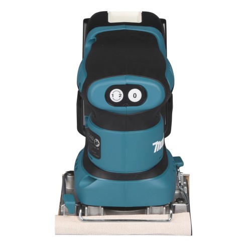 Lijadora orbital Makita DBO482RTJ - 18V, freno eléctrico, recogida de polvo, empuñadura ergonómica