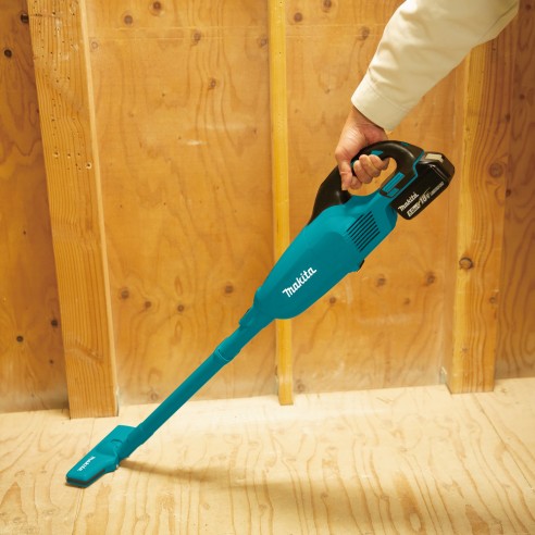 Aspirador de mano Makita DCL281FRF - 18V, motor sin escobillas, potencia de succión 82 mbar