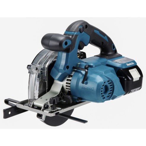 Cortador de metal Makita DCS553RTJ - 18V, motor sin escobillas, 150 mm, corte rápido y sin chispas