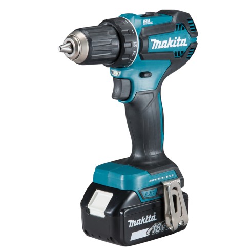 Taladro atornillador Makita DDF485RTJ 18V - 50 Nm - 2 velocidades - Luz LED - 2 baterías 5.0Ah