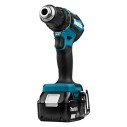 Taladro atornillador Makita DDF485RTJ 18V - 50 Nm - 2 velocidades - Luz LED - 2 baterías 5.0Ah