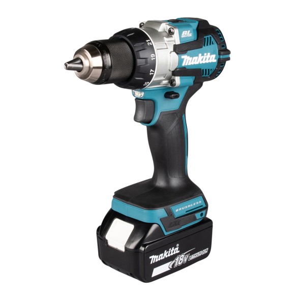 Taladro atornillador a batería Makita DDF489RTJ - 18V, 73 Nm, motor sin escobillas, XPT Taladro atornillador a batería Makita DDF489RTJ - 18V, 73 Nm, motor sin escobillas, XPT