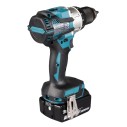 Taladro atornillador a batería Makita DDF489RTJ - 18V, 73 Nm, motor sin escobillas, XPT