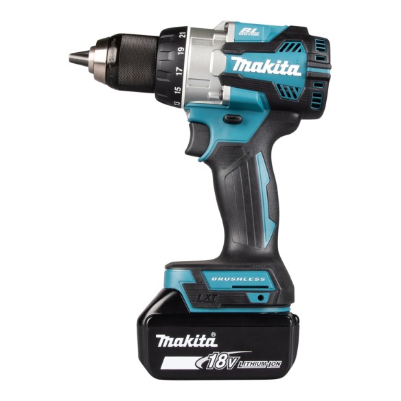 Taladro atornillador a batería Makita DDF489RTJ - 18V, 73 Nm, motor sin escobillas, XPT Taladro atornillador a batería Makita DDF489RTJ - 18V, 73 Nm, motor sin escobillas, XPT