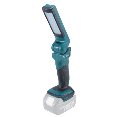 Lámpara LED Makita DEBDML801 - 14,4V/18V, cabezal plegable, 4000 lx de luminosidad