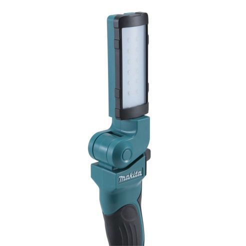 Lámpara LED Makita DEBDML801 - 14,4V/18V, cabezal plegable, 4000 lx de luminosidad