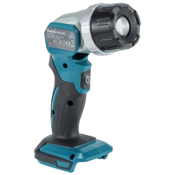 Linterna LED Makita DEBDML808 - 190 lm, 4500 lx, batería 14,4V / 18V, diseño ergonómico