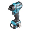 Taladro atornillador 12V Makita DF032DSAE - Motor sin escobillas, 35 Nm, luz LED, 2 baterías 2,0Ah