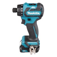 Taladro atornillador 12V Makita DF032DSAE - Motor sin escobillas, 35 Nm, luz LED, 2 baterías 2,0Ah 2