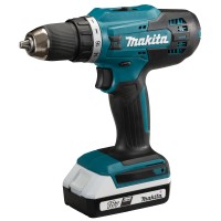 Taladro atornillador Makita DF488D004 - 18V, 42 Nm, 2 velocidades, freno eléctrico