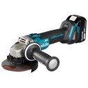 Miniamoladora Makita DGA504RMJ - 125 mm - 18V - Motor sin escobillas, arranque suave, anti-restart