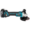 Miniamoladora Makita DGA504RMJ - 125 mm - 18V - Motor sin escobillas, arranque suave, anti-restart