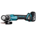 Miniamoladora Makita DGA504RMJ - 125 mm - 18V - Motor sin escobillas, arranque suave, anti-restart