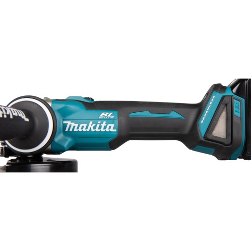 Amoladora Bateria Makita DGA504RMJ - 125 mm - 2 Baterías 18V 4Ah - Motor sin escobillas - Maletin Makpac