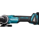 Miniamoladora Makita DGA504RMJ - 125 mm - 18V - Motor sin escobillas, arranque suave, anti-restart