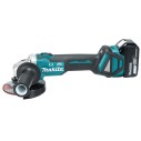 Miniamoladora Makita DGA513RTJ - 125 mm - 18V - Motor sin escobillas, velocidad ajustable