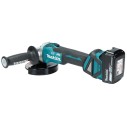 Miniamoladora Makita DGA513RTJ - 125 mm - 18V - Motor sin escobillas, velocidad ajustable