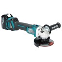 Miniamoladora Makita DGA513RTJ - 125 mm - 18V - Motor sin escobillas, velocidad ajustable