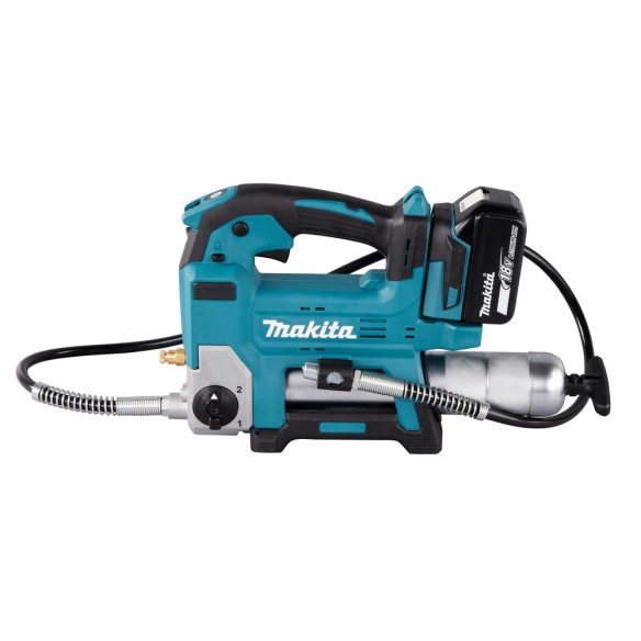 Engrasadora Makita DGP180RT - 18V, 690 bar, velocidad variable y manguera de 1,2 m Engrasadora Makita DGP180RT - 18V, 690 bar, velocidad variable y manguera de 1,2 m
