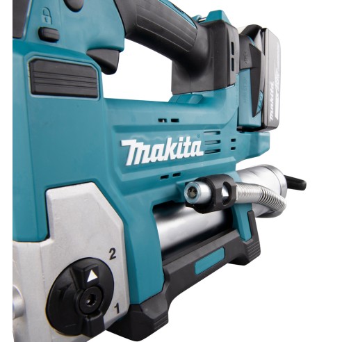 Engrasadora Makita DGP180RT - 18V, 690 bar, velocidad variable y manguera de 1,2 m