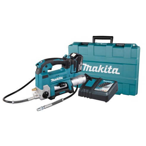 Engrasadora Makita DGP180RT - 18V, 690 bar, velocidad variable y manguera de 1,2 m