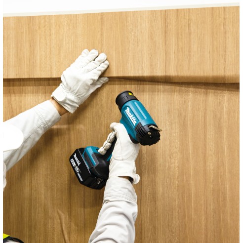 Decapador eléctrico Makita DHG180RT1J - 18V, 550 °C, 200 L/min, con luz LED y maletín Makpac