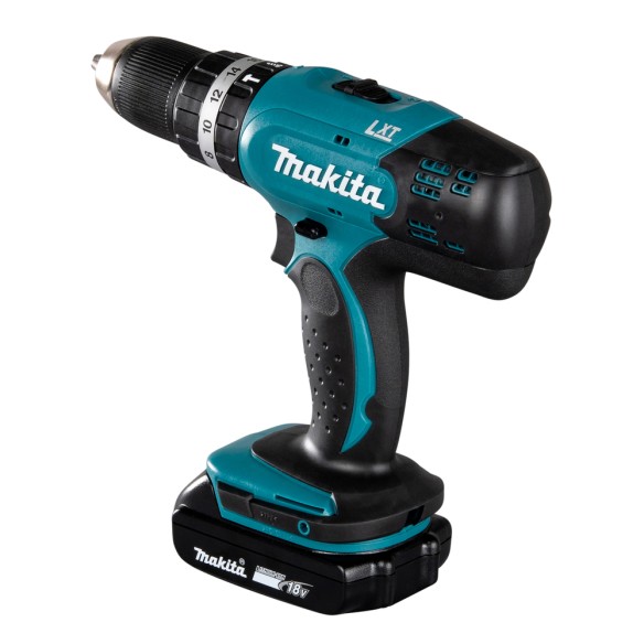 Taladro combinado Makita DHP453RFE 18V - 42 Nm - 2 velocidades mecánicas - Maletín incluido Taladro combinado Makita DHP453RFE 18V - 42 Nm - 2 velocidades mecánicas - Maletín incluido
