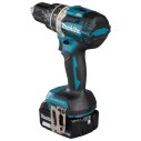 Taladro combinado Makita DHP484RTJ - 18V, 54 Nm, motor sin escobillas, 2 velocidades, luz LED