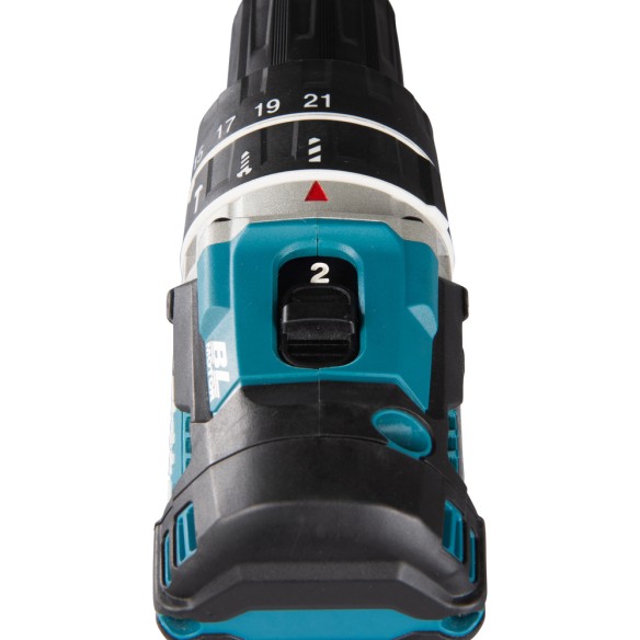 Taladro combinado Makita DHP484RTJ - 18V, 54 Nm, motor sin escobillas, 2 velocidades, luz LED Taladro combinado Makita DHP484RTJ - 18V, 54 Nm, motor sin escobillas, 2 velocidades, luz LED
